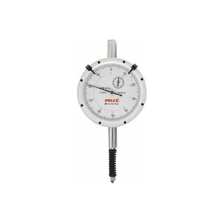 Holex Dial Indicator, IP54, Shock-Resistant, Measuring Range / Body Diameter: 10/58 mm 432240 10/58